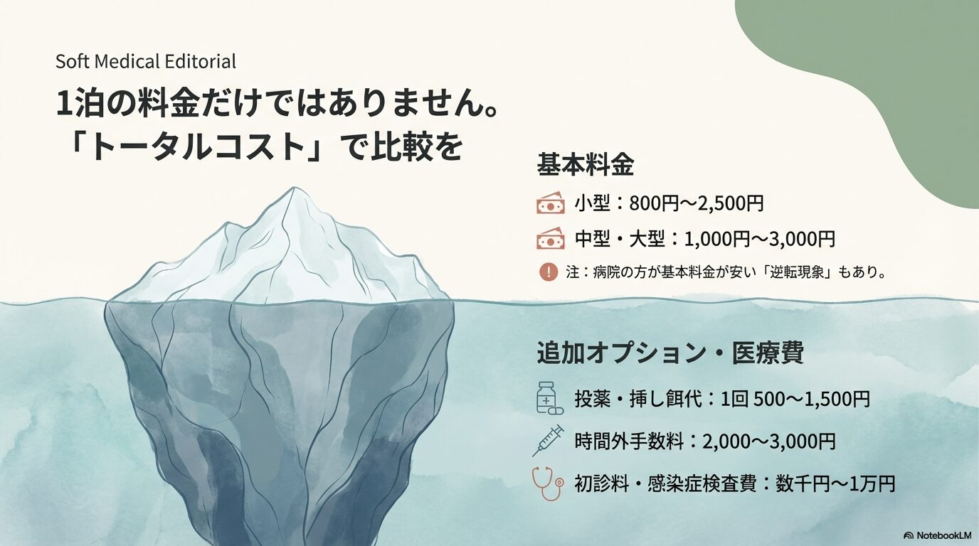 宿泊料金の相場と追加費用の仕組み