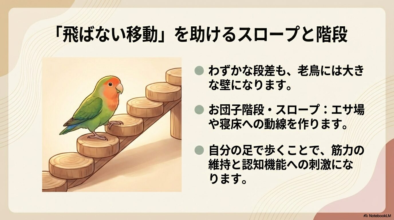 階段やスロープでの移動補助