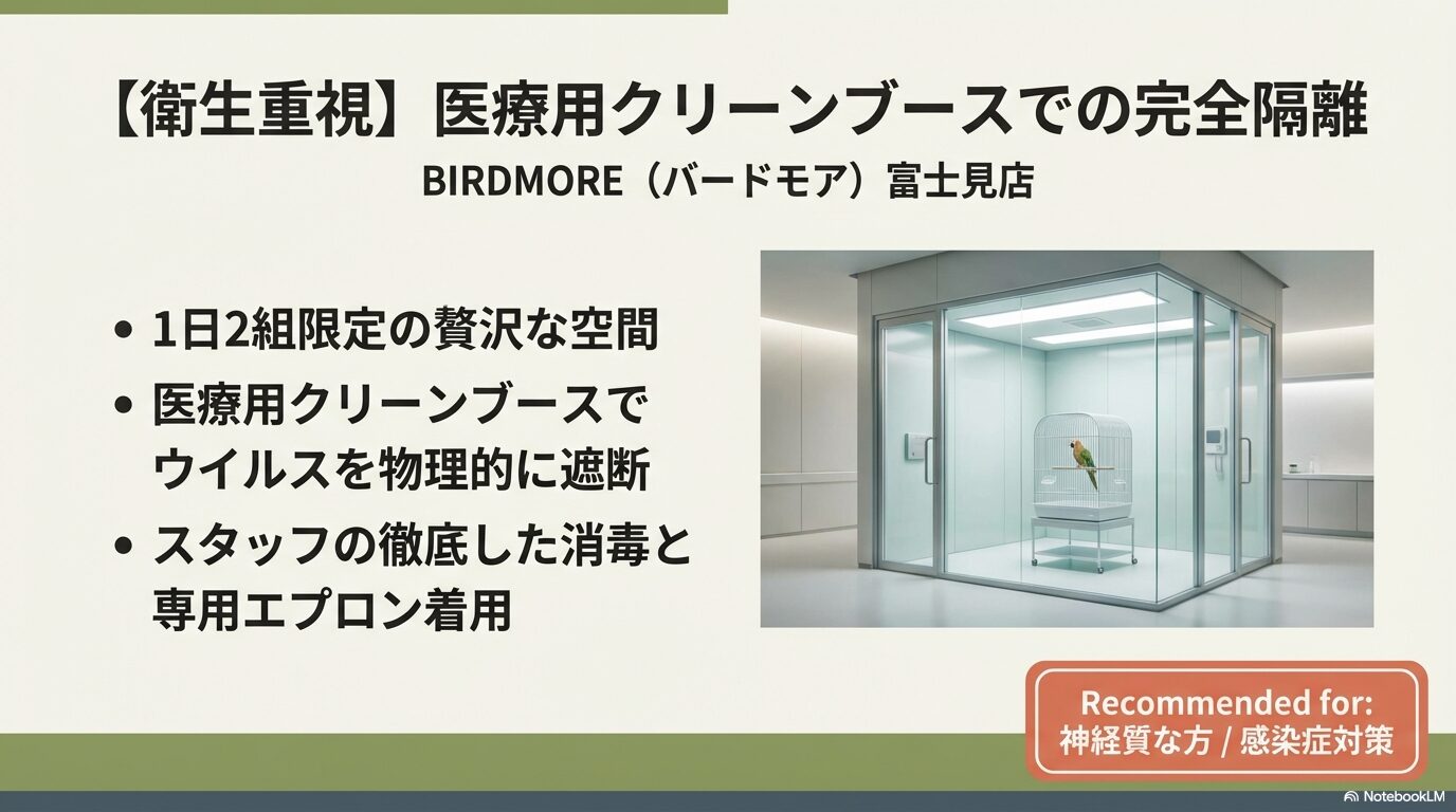 バードモア等の鳥専門の宿