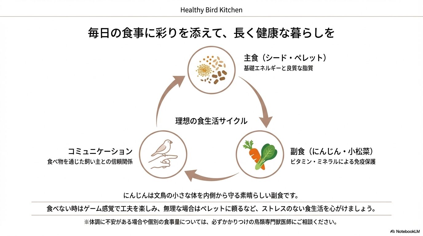 文鳥のにんじん給与に関するまとめ