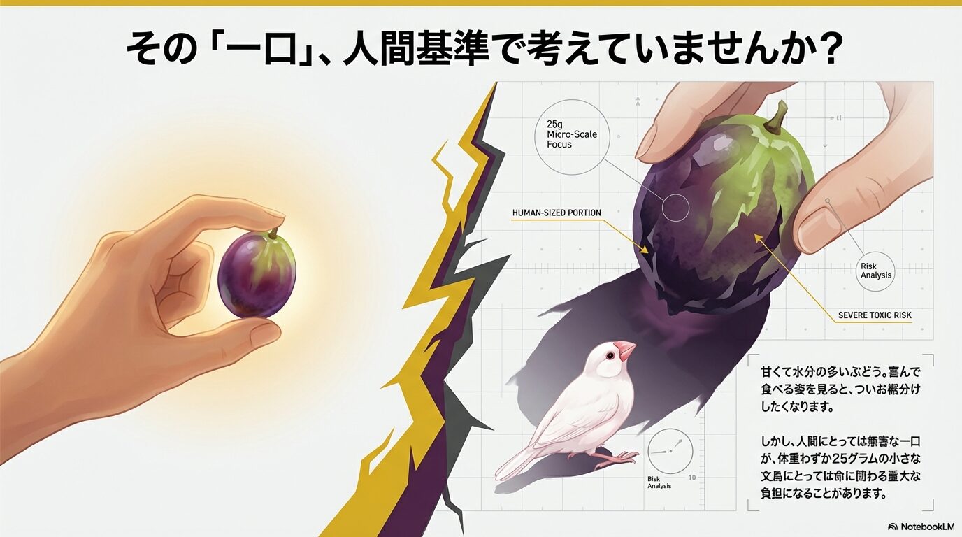 文鳥にぶどうを与えても大丈夫？適切な量や食べない時の注意点を詳しく解説