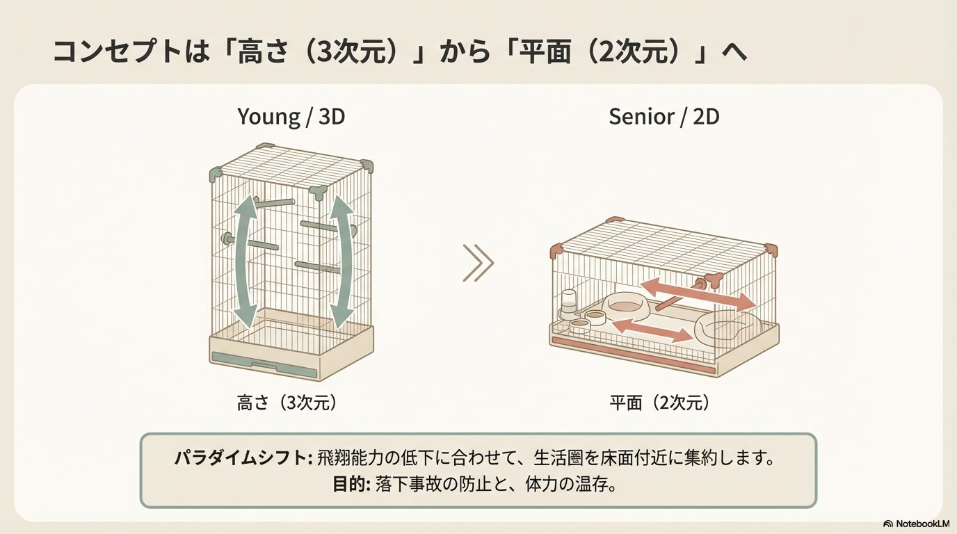 平面移動を中心としたバリアフリーな動線作り