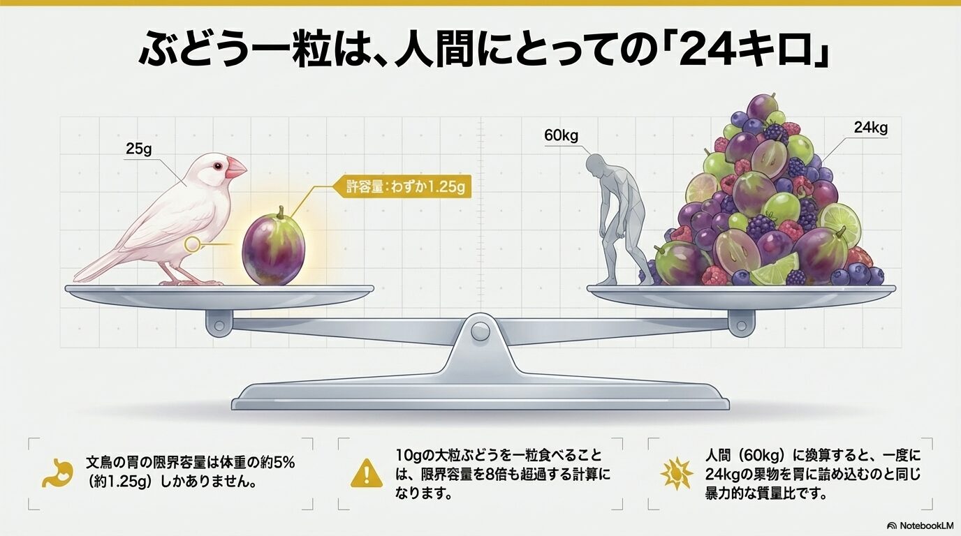 文鳥にぶどうを与える際の基本的な注意点