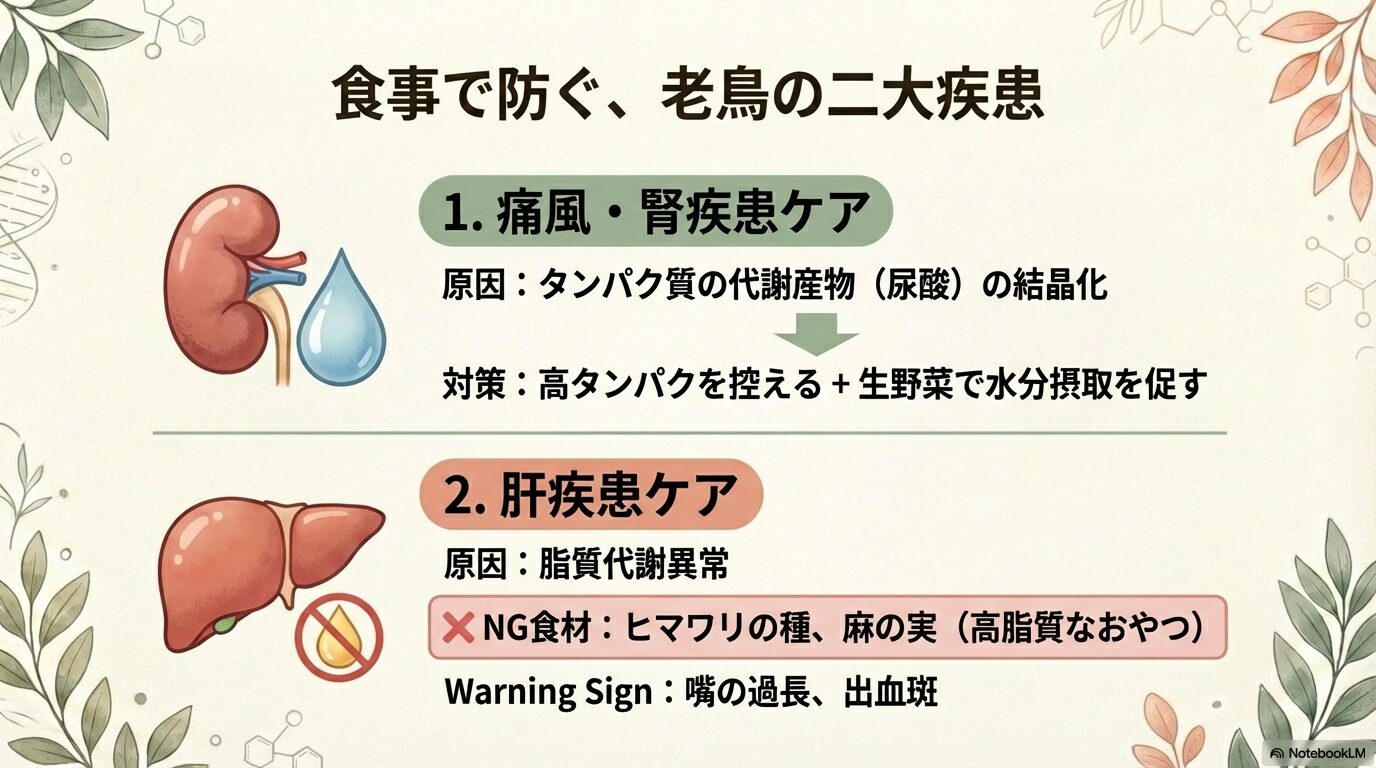 痛風や肝疾患を予防する食事療法
