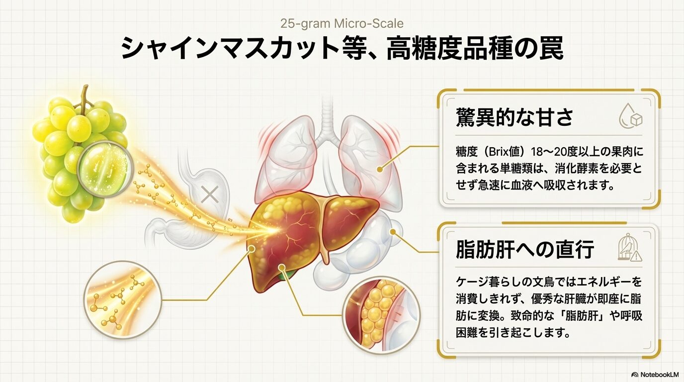 シャインマスカット等高糖度品種の罠