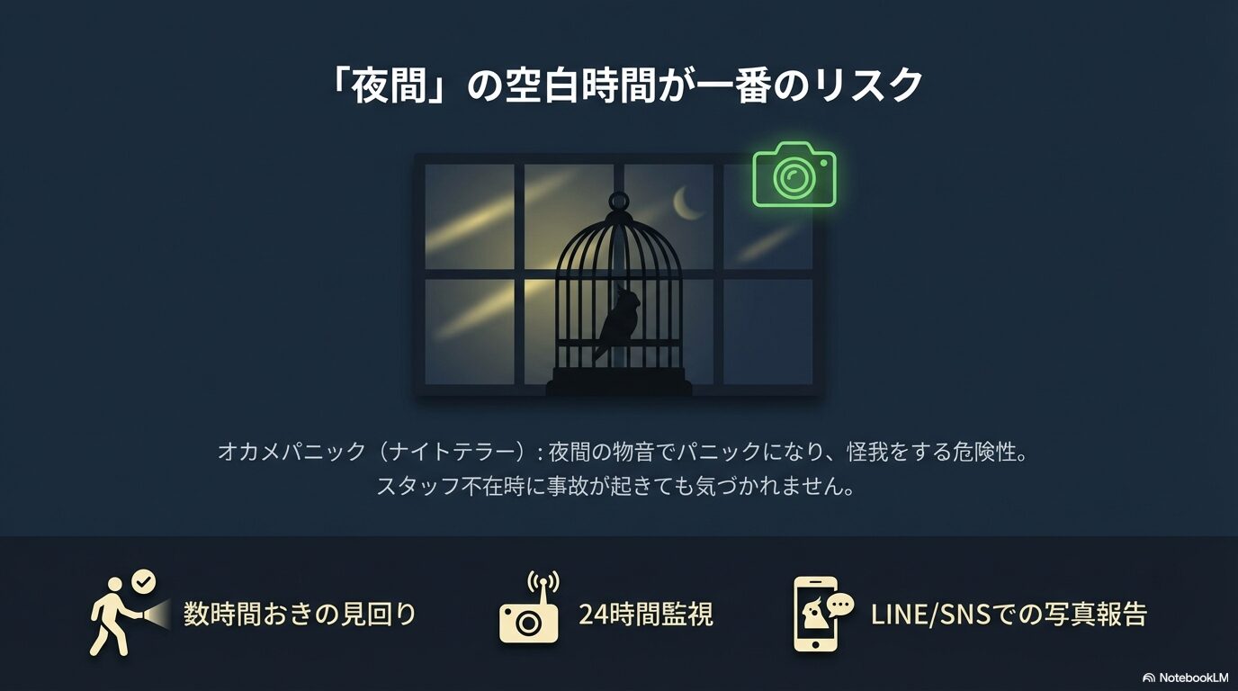 24時間監視の有無をチェック