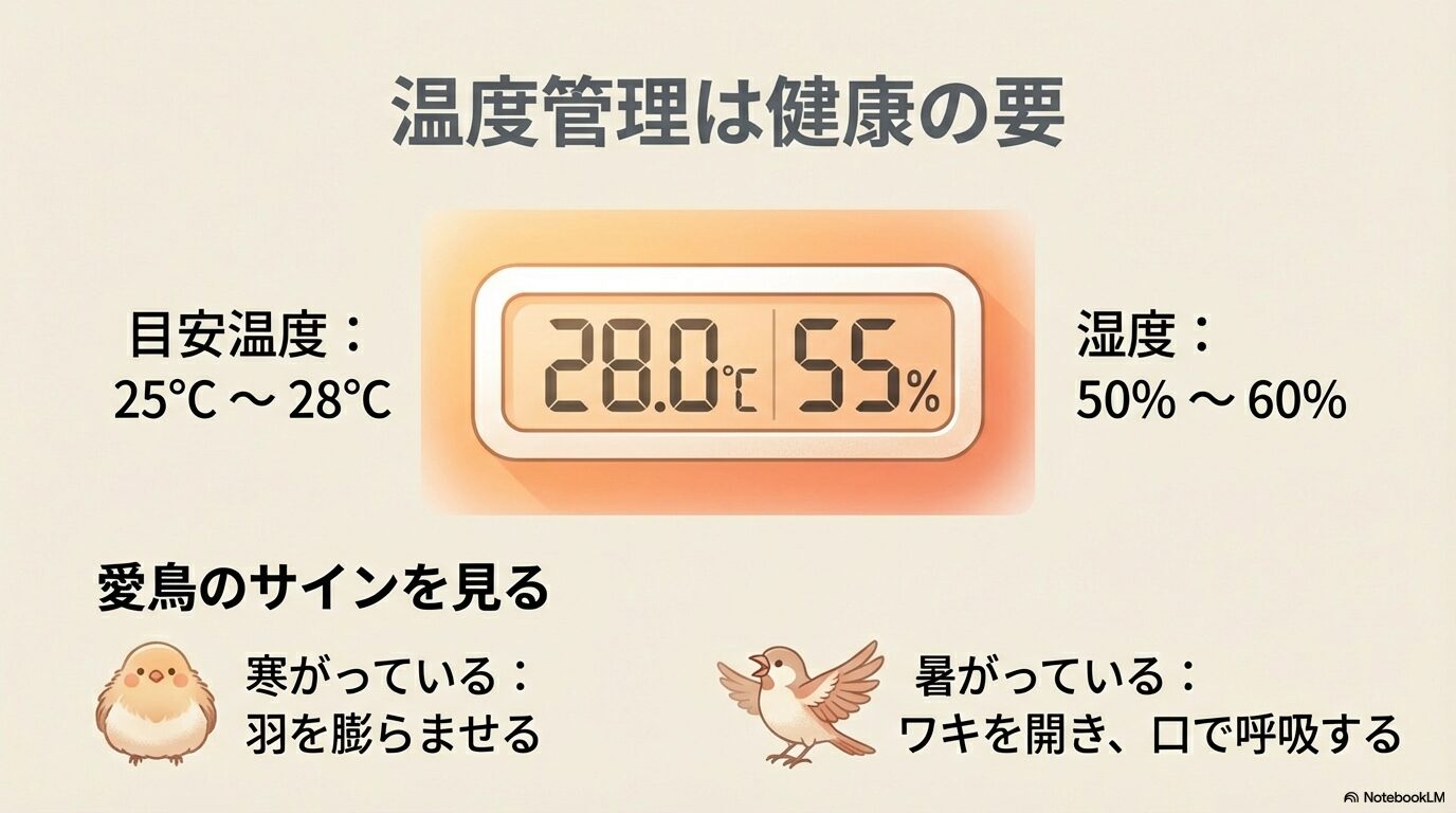 徹底したケージ内の温度管理