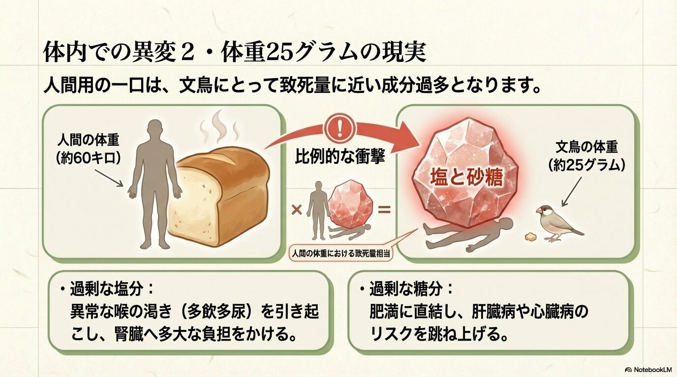 塩分や糖分の過剰摂取リスク