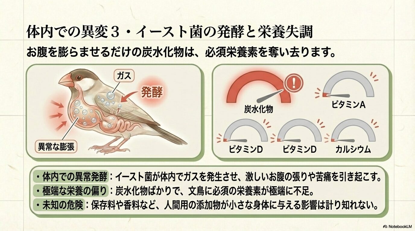 イースト菌の悪影響と消化管