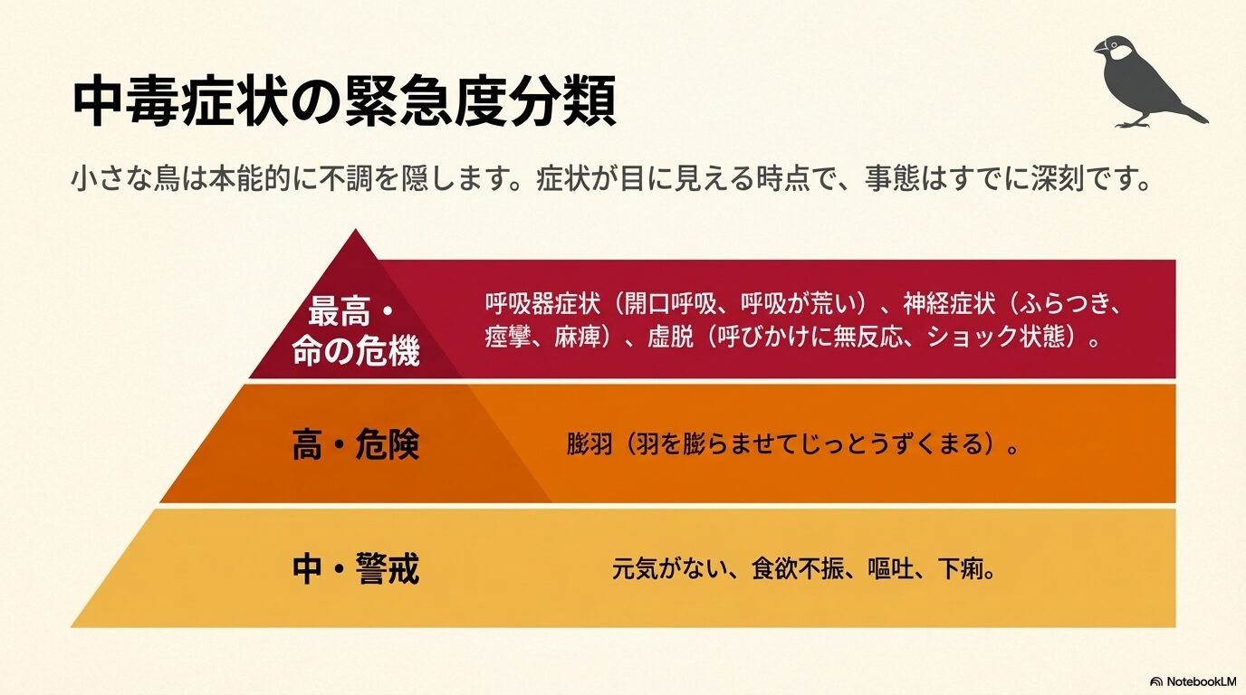 中毒症状と緊急時の対応